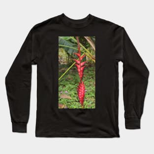 An Exotic Heliconia Long Sleeve T-Shirt